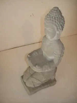 Statueta Budha-  gri - imagine 2