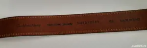 Curea barbati piele naturala Gian Marco Venturi 125 cm - imagine 3