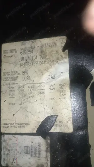 Piese pt Seat Ibiza an 2009 motor 1,4 tdi cod bms - imagine 2