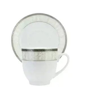 Set Cadou  6 Cesti Cafea Ceai  6 Farfurii Ceramica Malooki MM - imagine 2