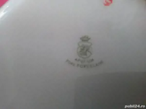 3 Farfurii mărime medie cu inscripția Clubul sportiv Dinamo București  - imagine 6