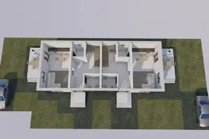 1\2 Duplex Utvin P+E,4Camere,2 Bai,Toate Utilitatile - imagine 12