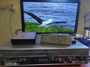 Combo Sharp DVD+VHS Recorder hifi stereo  - imagine 2