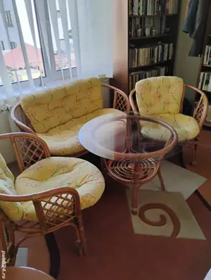 Set ratan patru piese - imagine 2