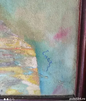 Pictură pe pânză semnată ENEA  - imagine 2