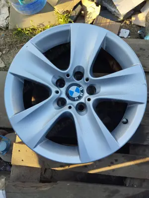 Jante aliaj 17 zoll originale BMW Seria 5 F10 / F11 Seria 6 F12 / F 13 cu senzori de presiune - imagine 4