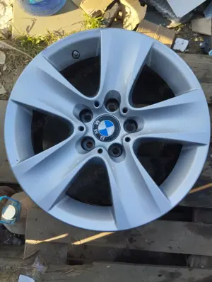 Jante aliaj 17 zoll originale BMW Seria 5 F10 / F11 Seria 6 F12 / F 13 cu senzori de presiune - imagine 3
