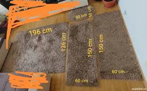 covoare pufoase proaspăt spălate. vezi dimensiuni in poza