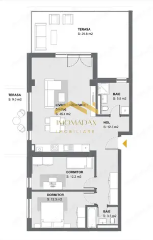 Penthouse Aradului-3 Camere-Disponibil Imediat - imagine 19