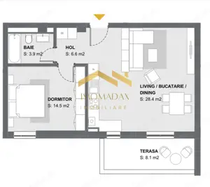 Aradului-2 camere-Loc de parcare Inclus - imagine 14