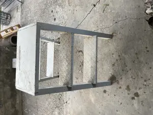 Scară metalică dublă, 2 trepte și platforma - imagine 2