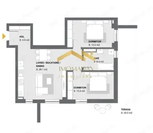 Aradului-3 camere-Terasa - imagine 20