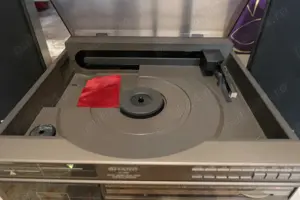 Combina Sharp VZ-1500H RadioCasetofon Pickup Automat Redare Disc Vinyl 2 Parti Vintage Retro - imagine 4