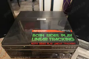 Combina Sharp VZ-1500H RadioCasetofon Pickup Automat Redare Disc Vinyl 2 Parti Vintage Retro - imagine 5