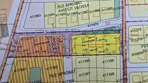 Vând teren 864 mp com. Giroc,PUZ aprobat locuință colectiva S D+P+2E+ER M - imagine 2
