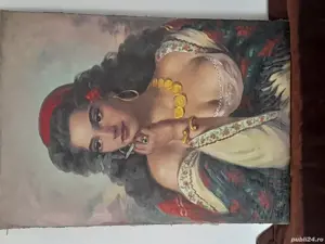 țigancă Raisa ulei pe pânză semnat stânga jos Zogu Zaharescu 