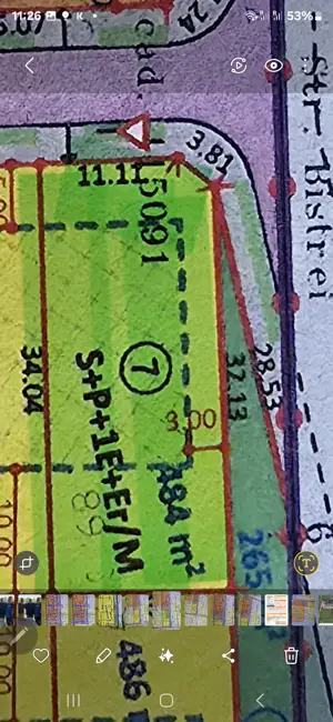 Vând teren pentru casa 484 mp com. Giroc,PUZ aprobat  S+P+1E+Er.M