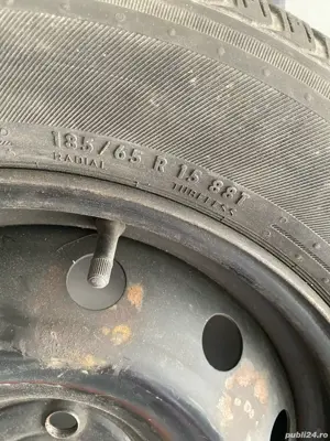 Vand jante originale + cauciucuri de vara Dacia Logan - imagine 5