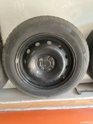 Vand jante originale + cauciucuri de vara Dacia Logan - imagine 2