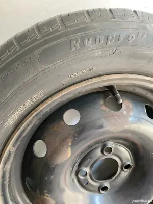 Vand jante originale + cauciucuri de vara Dacia Logan - imagine 3