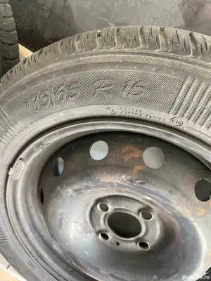 Vand jante originale + cauciucuri de vara Dacia Logan - imagine 4