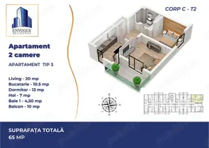 EnVogue Residence Iuliu Maniu, apartament 65MP - imagine 19