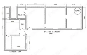 Apartament pe 2 nivele + Garsoniera, total de156m   - imagine 10
