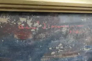 Aurel Diaconescu (1909-1991) Portret de fata 70 50cm Semnat 1936 Ulei pe carton - imagine 6