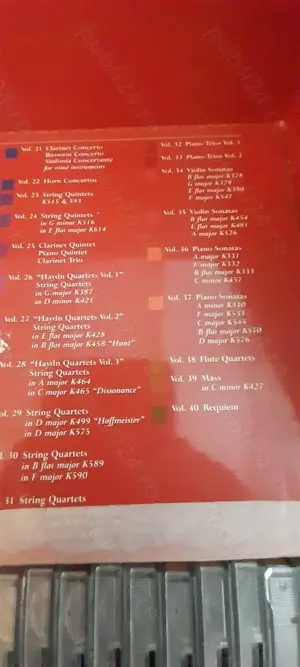 2 seturi x 40 cd Beethoven si Mozart - imagine 3