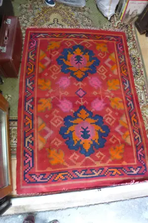 Covor Lana Perete Model Taranesc Popular 2m 1,5m Tesut Vechi Carpeta