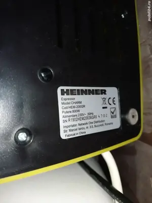 Espressor Heinner nou - imagine 2