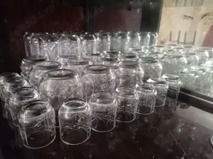 Set 34 pahare din sticlă made in RSR vintage - imagine 2