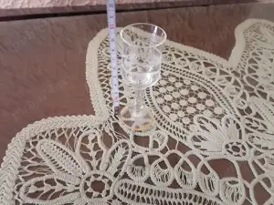 Set 33 de pahare cu picior din sticlă made in RSR vintage - imagine 4