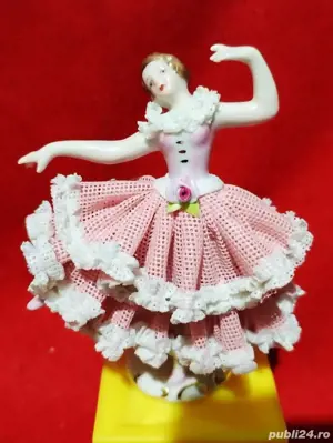 Superbă balerina din porțelan Volkstedt