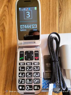 Super telefon cu clapeta,seniori,nou. - imagine 5
