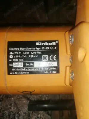 Circular de mana Einhell