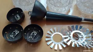 6 abajururi sticla, anii 80 - imagine 5