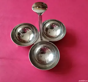 Solniță mare, inox, de pus sare și alte condimente 
