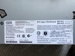 IBM LTO Ultrium 3 Tape Drive FC + Sursa + HBA FC controller - imagine 3