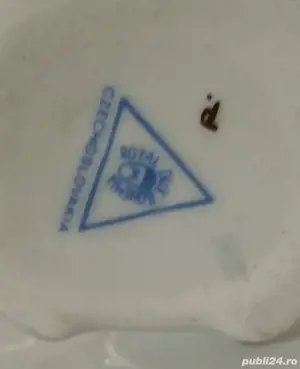 Vază din porțelan Cehoslovacia  - imagine 3