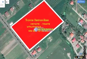 Teren intravilan 550 mp de vanzare Cetate toate utilitatile