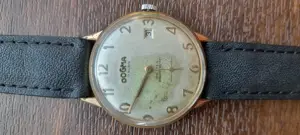 Dogma prima 17 rubine, calendar, mecanism galben.