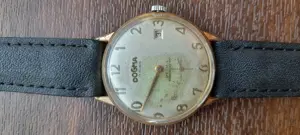 Dogma prima 17 rubine, calendar, mecanism galben. - imagine 3