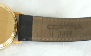 Ceas Certina Quartz aur 18k 750 extraplat exceptional - imagine 5
