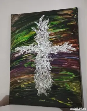 Tablou pictat în relief  - imagine 1