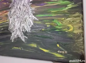 Tablou pictat în relief  - imagine 2