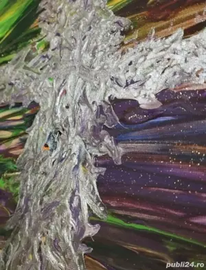 Tablou pictat în relief  - imagine 3