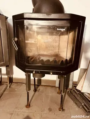 Vand focar semineu Kago Goliath germania soba lemn  - imagine 2