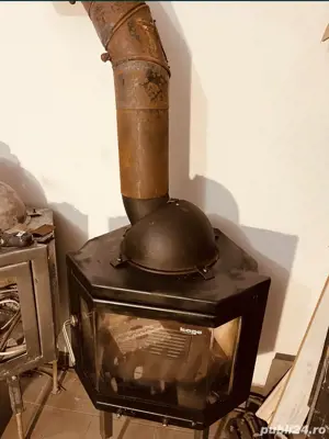 Vand focar semineu Kago Goliath germania soba lemn  - imagine 4