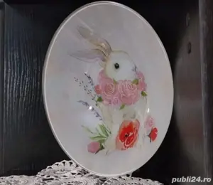 Platou sticlă francez  - imagine 5